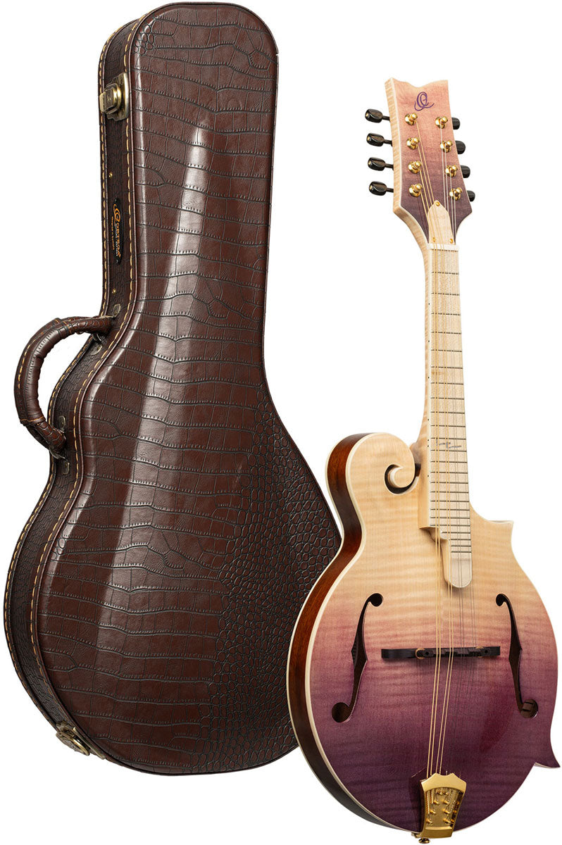 Americana F-Style Mandolin + Croco Leather Case