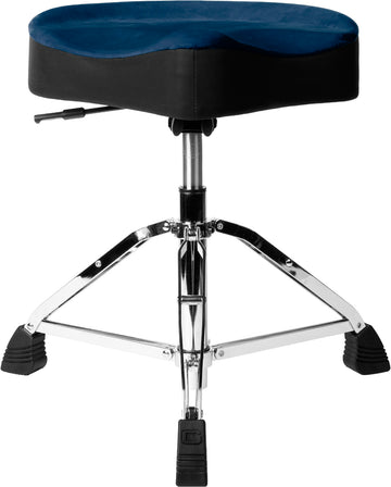 Siège de batterie réglage pneumatique bleu