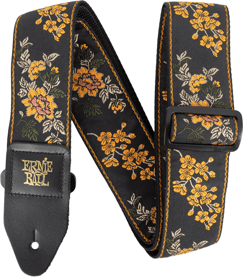 Sangle Jacquard Tangerine Blossom