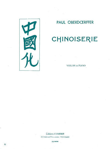 Oberdoerffer Paul - Chinoiserie - Violon Piano