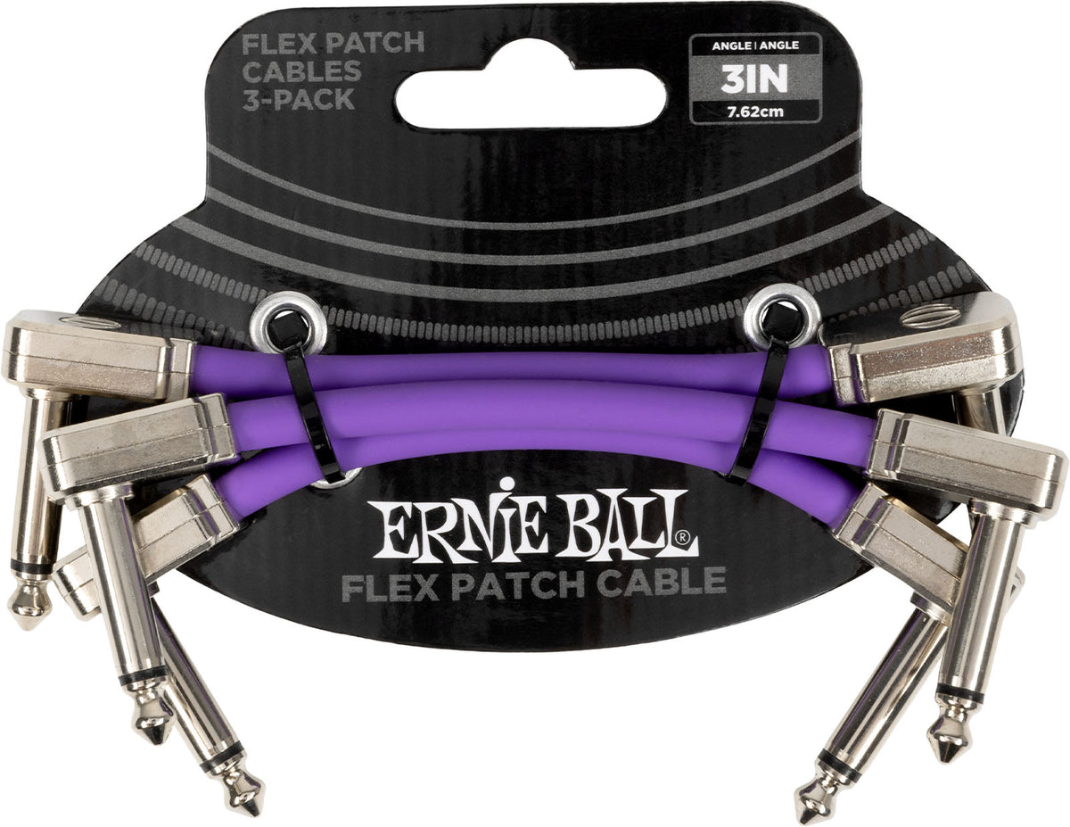 Cable Patch Flex 7,5Cm - Pack 3 Violet