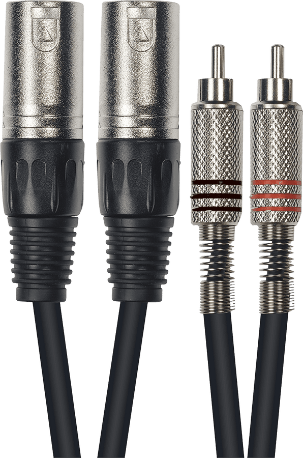 Cordon 2 XLR 2 RCA 3 M