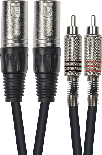 Cordon 2 XLR 2 RCA 3 M