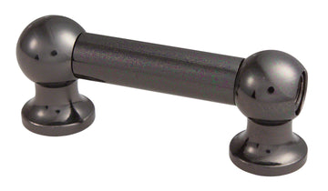 TL12S38-Bk Coquille Tube 38mm Noir Mono Tirant (X1)