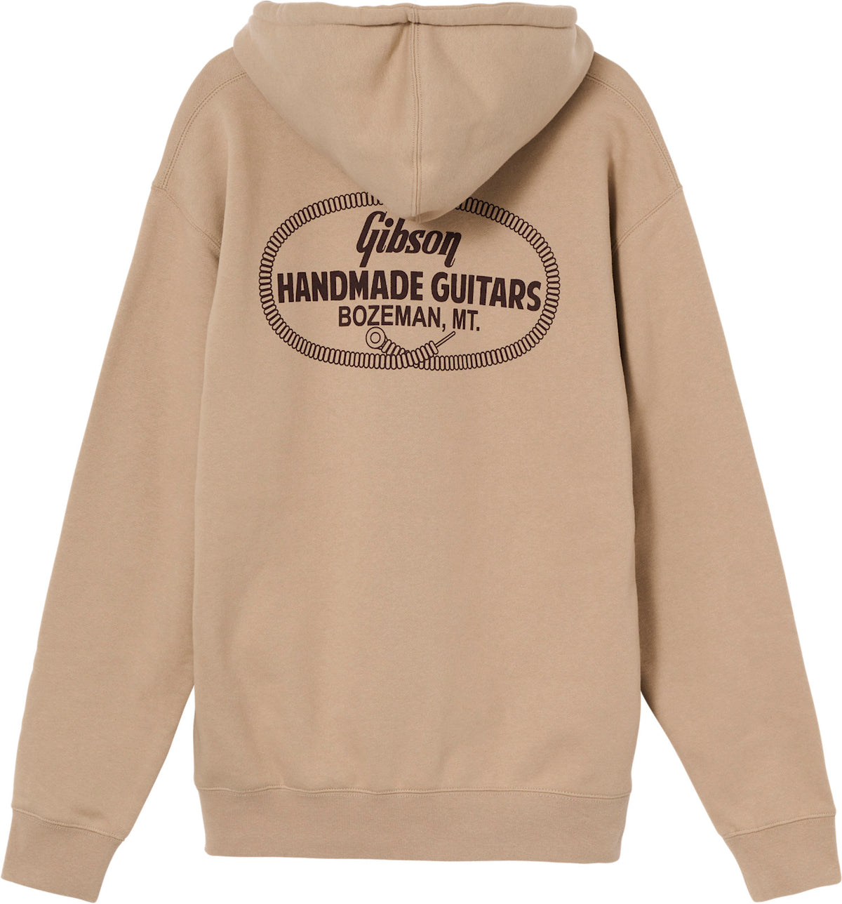 Hoodie "Handmade Guitars" Beige 2XL