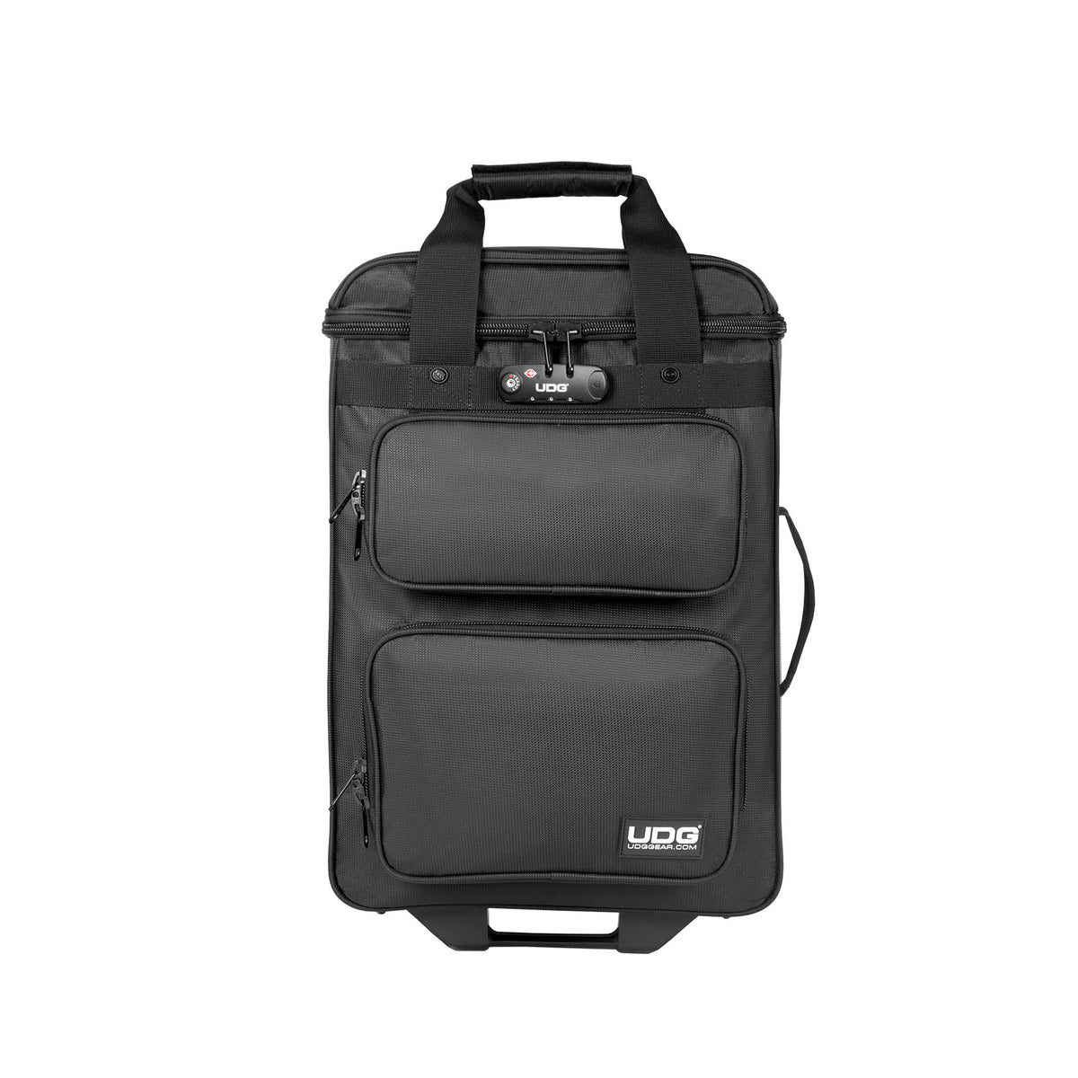 U 9024 BL-or - Sac A Dos Noir Intérieur Orange