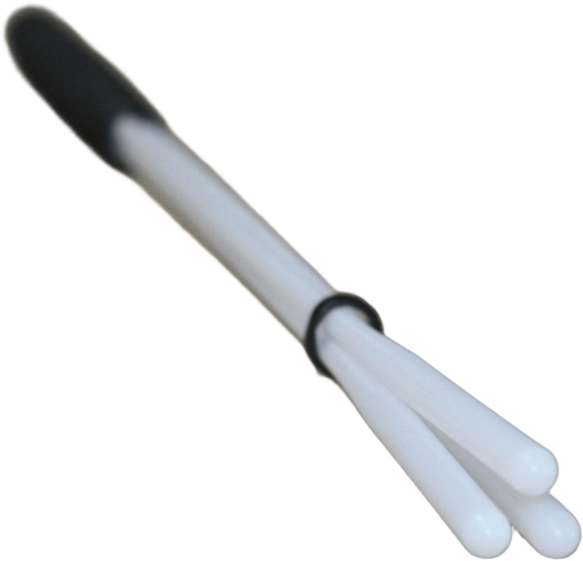 C-BT09 Baguette de tamborim 3 brins évasés blanche, 36 cm - dure