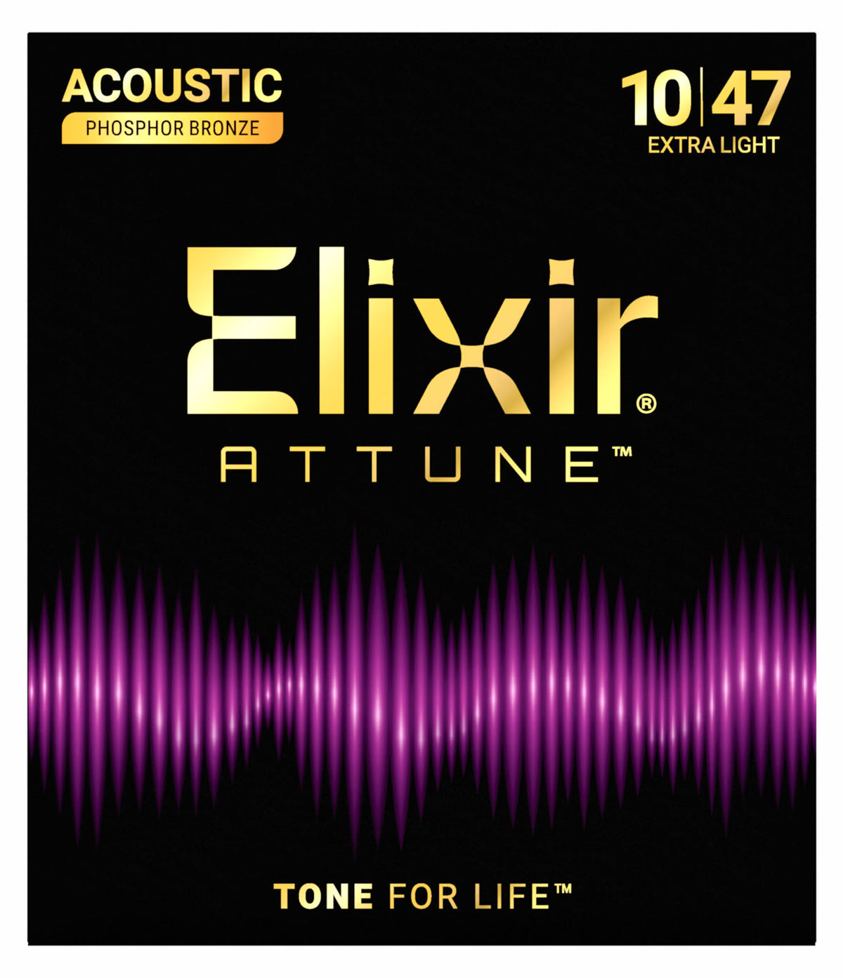 21002 Attune, Phosphore Bronze, Extra Light, 10-47