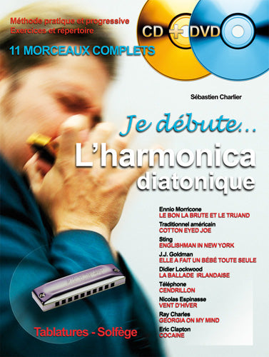 Hit Diffusion Charlier S. - Je Debute L'harmonica CD + DVD