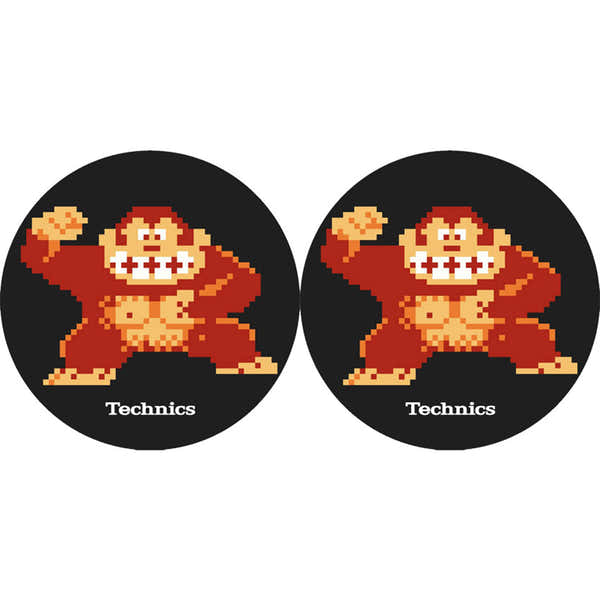 Magma LP-slipmat Technics Donkey Kong (paire)