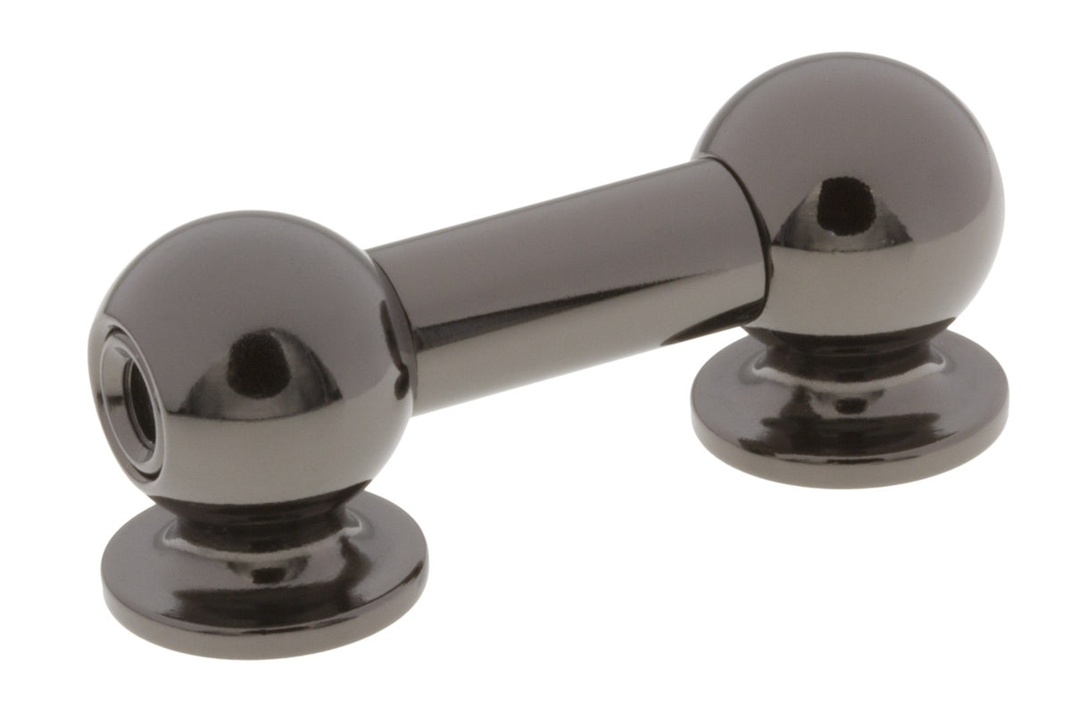TL13D38-Bk Coquille Tube 38mm Noir Double Tirant X1