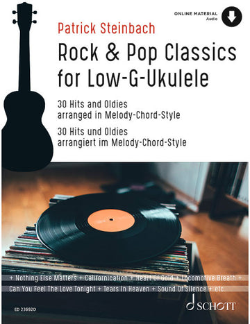 Rock & Pop Classics For Low G-ukulele