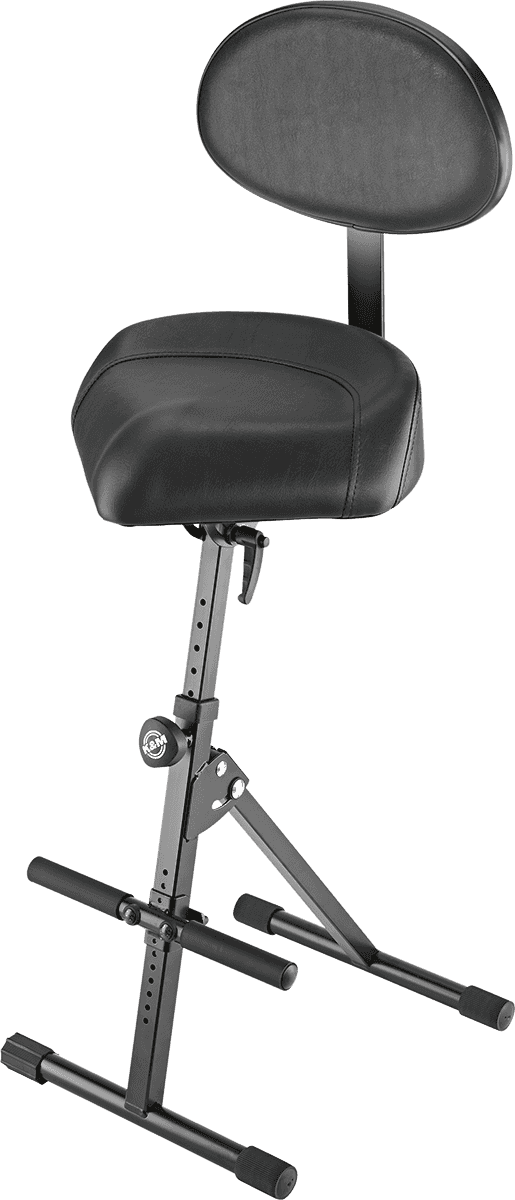 K&M Tabouret Ergonomique avec Dossier Simili Cuir