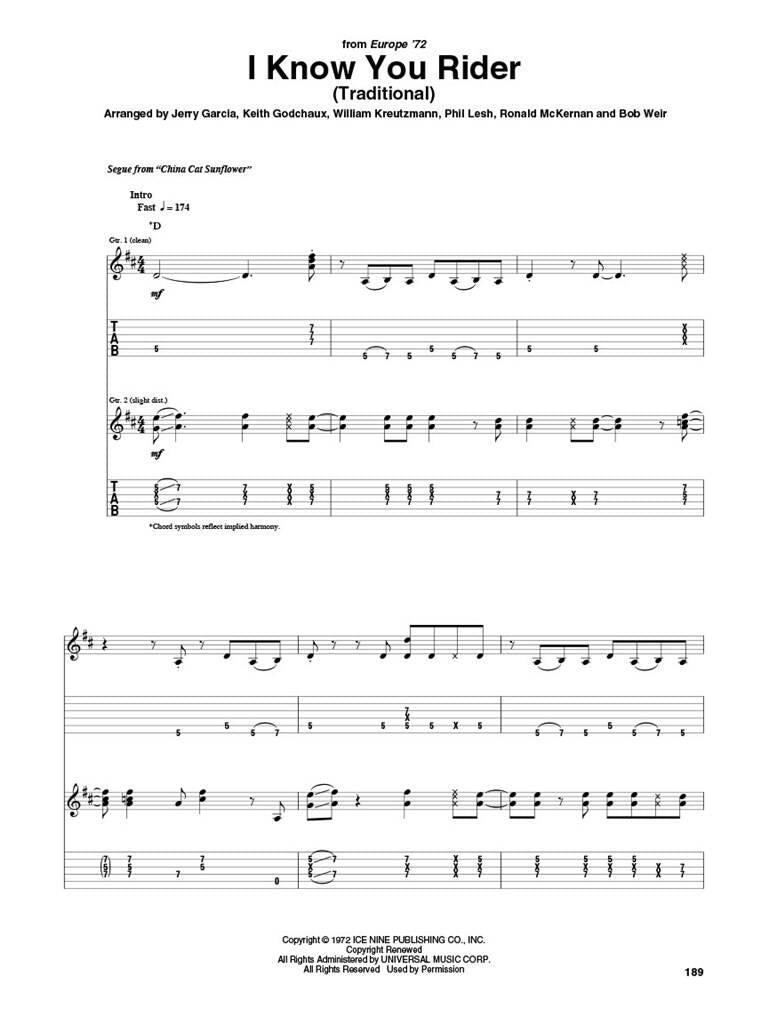 Grateful Dead Guitar Anthology