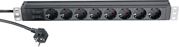 K&M Multiprise Rackable 19" 230V 8 Prises