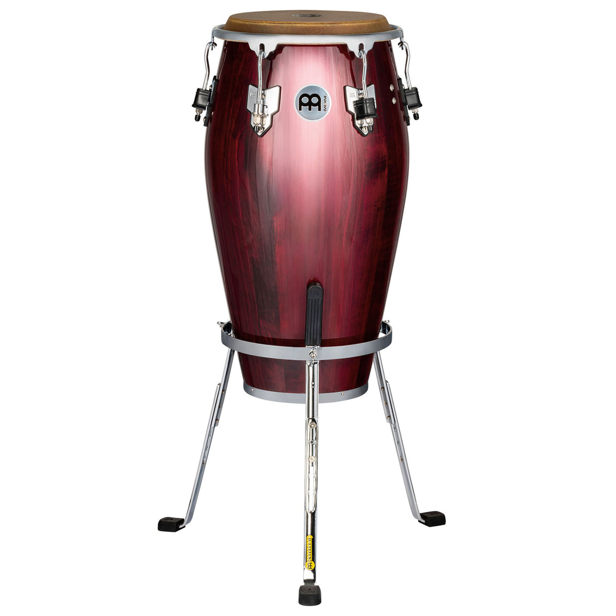 MEC1134WRP-CH - Marathon Exclusive Series Conga 11 3/4" - Wine Red/Chrome HW