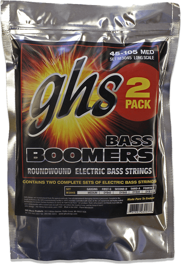 M30452 2 Set Boomers Roundwound Long Scale 45-105