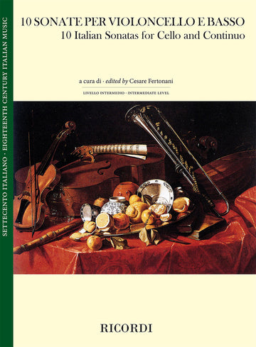 10 Sonate per violoncello e basso continuo