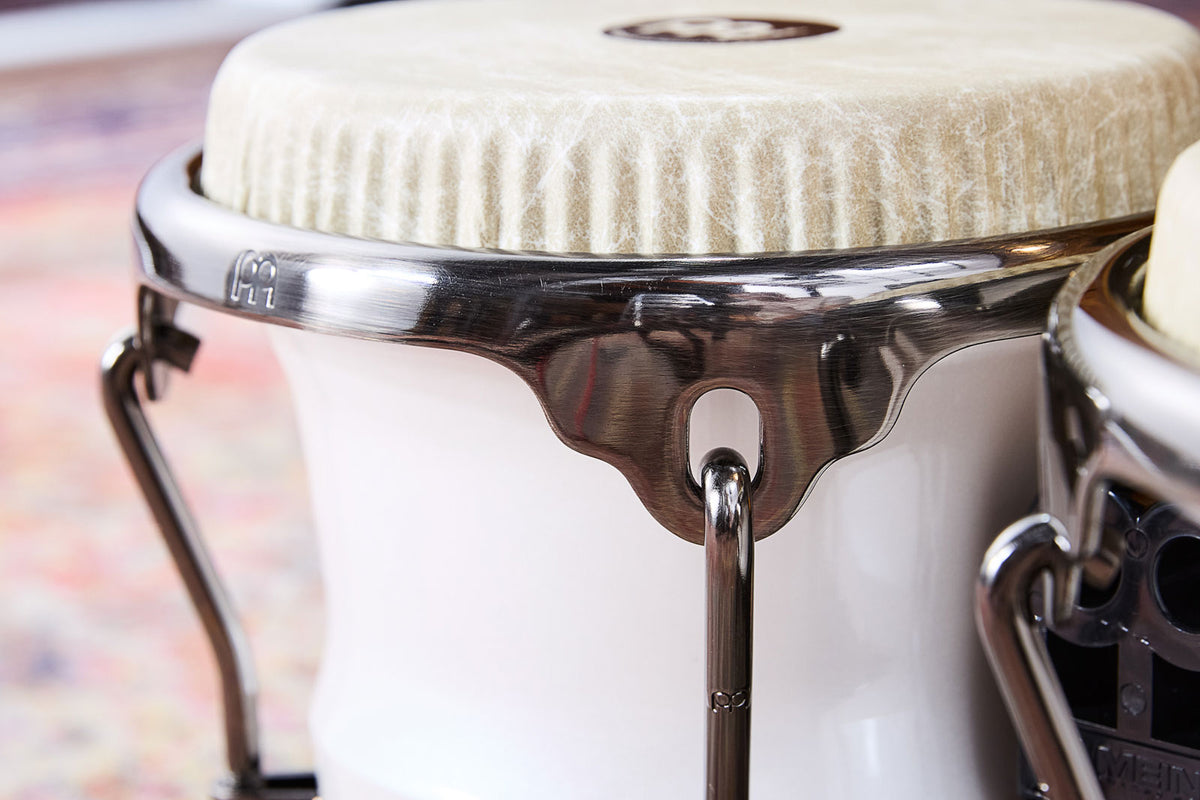 RS400PW - Artist Series Bongo Roberto Serrano - 7" & 8 1/2" Pearl White