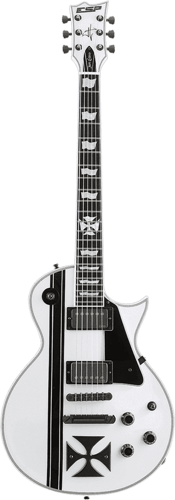 LTD Signature James Hetfield Ironcross Snow White