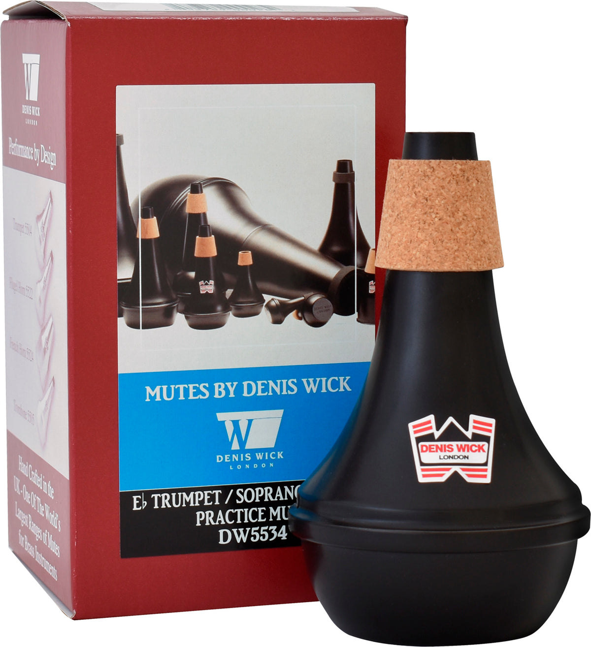 Sourdine Muette Trompette En Re et Cornet Mib DW5534