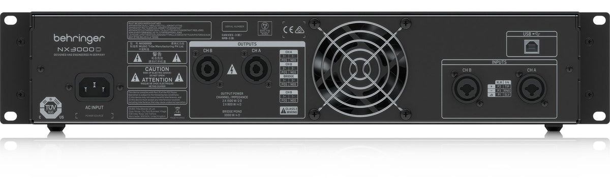 NX3000D - Ampli Stereo 1 500 Watts Avec DSP