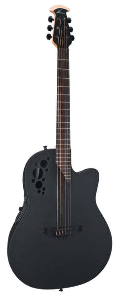 Ovation Elite Tx Mid Cutaway Black Textured 1778TX-5-G