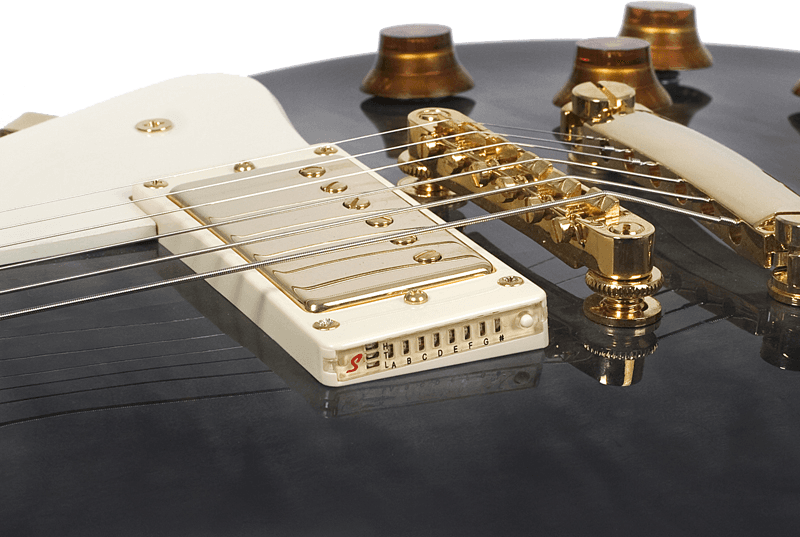E-tuner Entourage Humbucker Creme Accordeur Integre pour Table Plate