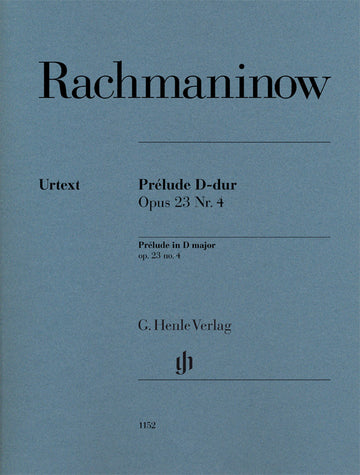 Rachmaninov S. - Prelude D-dur Op.23 N°4 - Piano