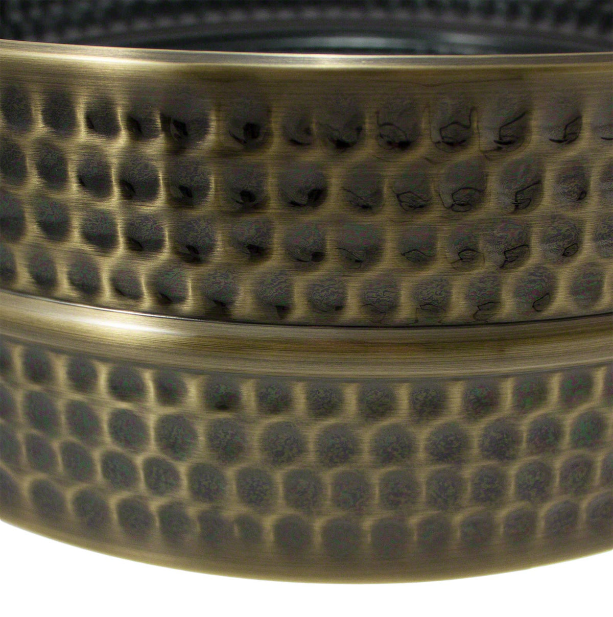 14X5 Fût Laiton Martelé Nickel Noir (brass)