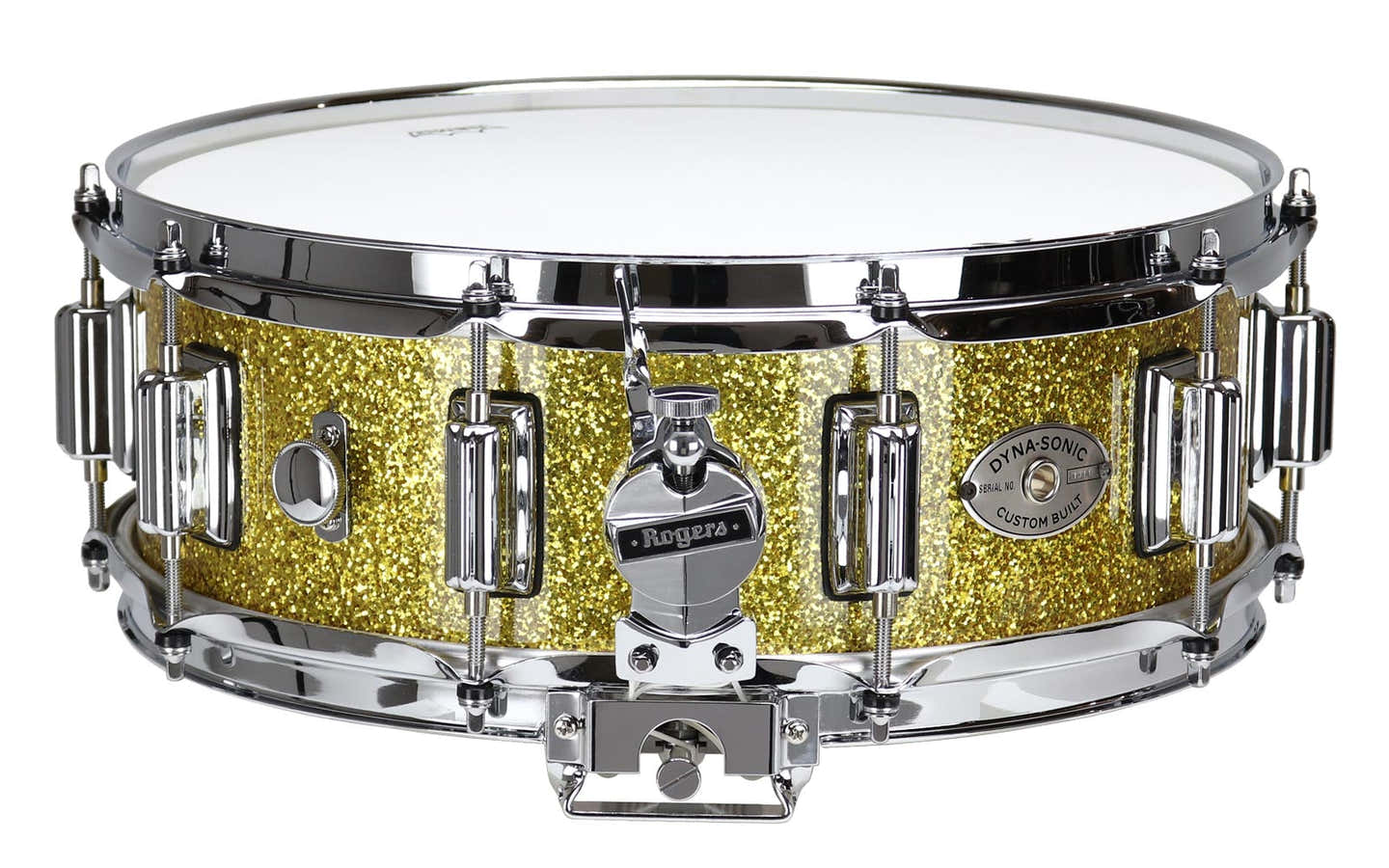 DYNA-sonic 14" X 5" 36-GSL Gold Sparkle Beavertail