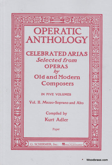 Operatic Anthology Vol. 2 - MEZZO-soprano et Piano