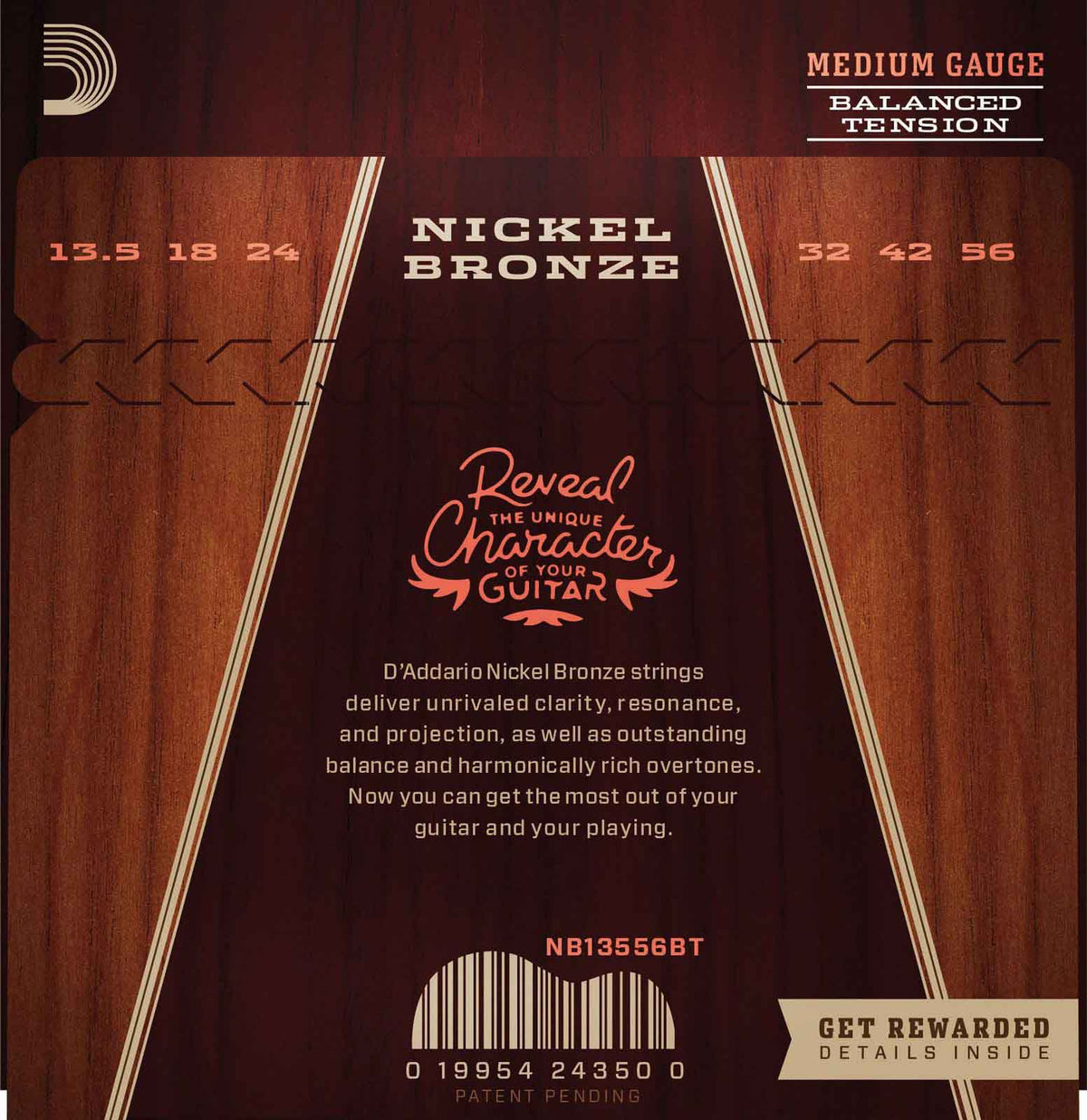 NB13556BT Nickel Bronze Balanced Tension Medium 13.5-56