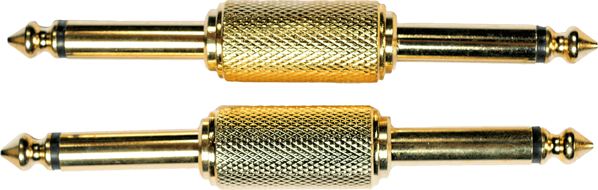 AD02 Adaptateur Jack Male Jack Male - Lot de 2