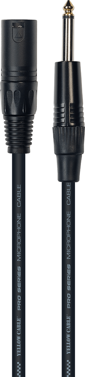 Yellow Cable Cordon Jack XLR 5 M