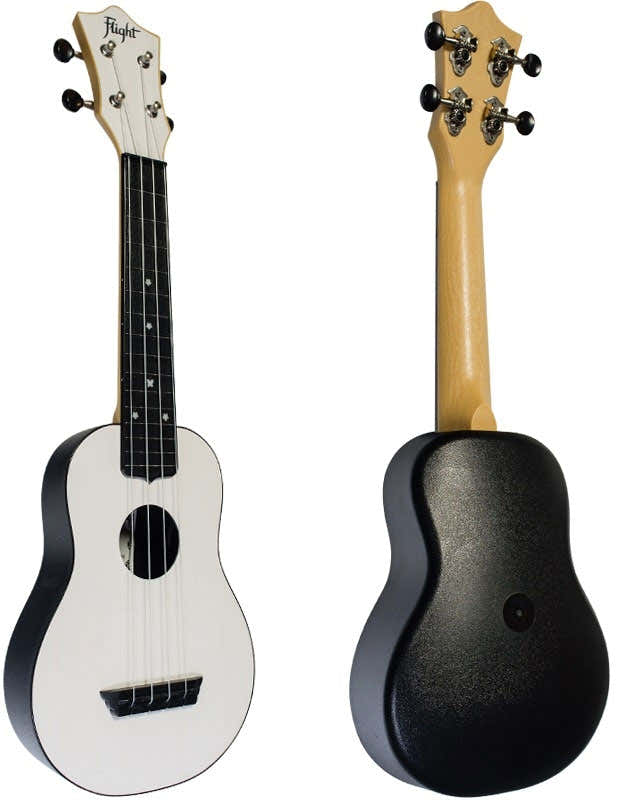 Flight: TUS35 ABS Travel Ukulele - White