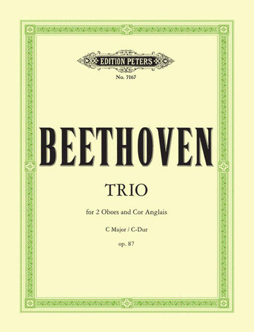 Beethoven Ludwig Van - Trio In C Op.87 - Oboe(s) And Other Instruments