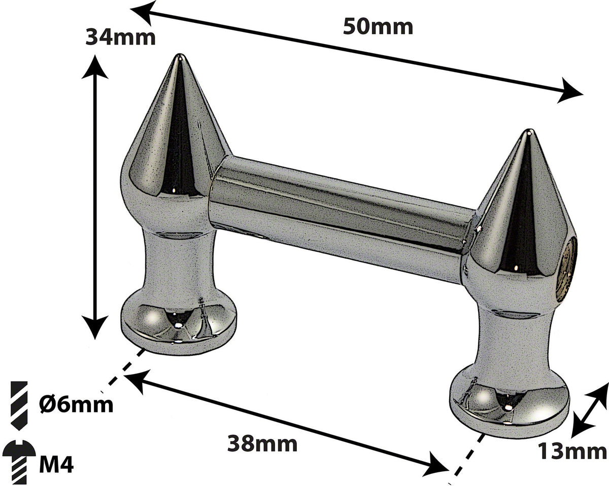 Coquille Tube Grosse Caisse - 38mm - Mono Tirant (X1)