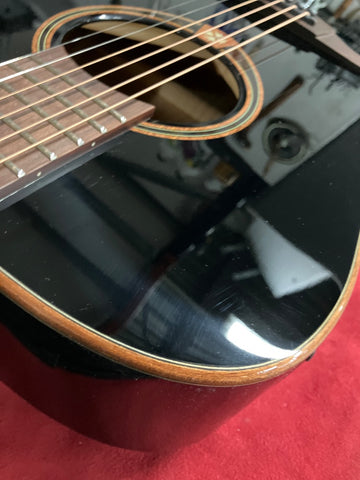 Tramontane T118DCE-BLK Dreadnought Ctw Électro Black - Stock B