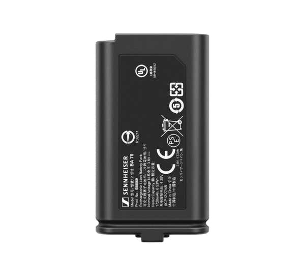 Sennheiser BA 70 - BATTERIE RECHARGEABLE POUR EMMETEUR EW-D SK ET EW-D SKMS-S
