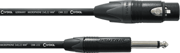 Cable Audio XLR Femelle/jack Mono 2,5 M