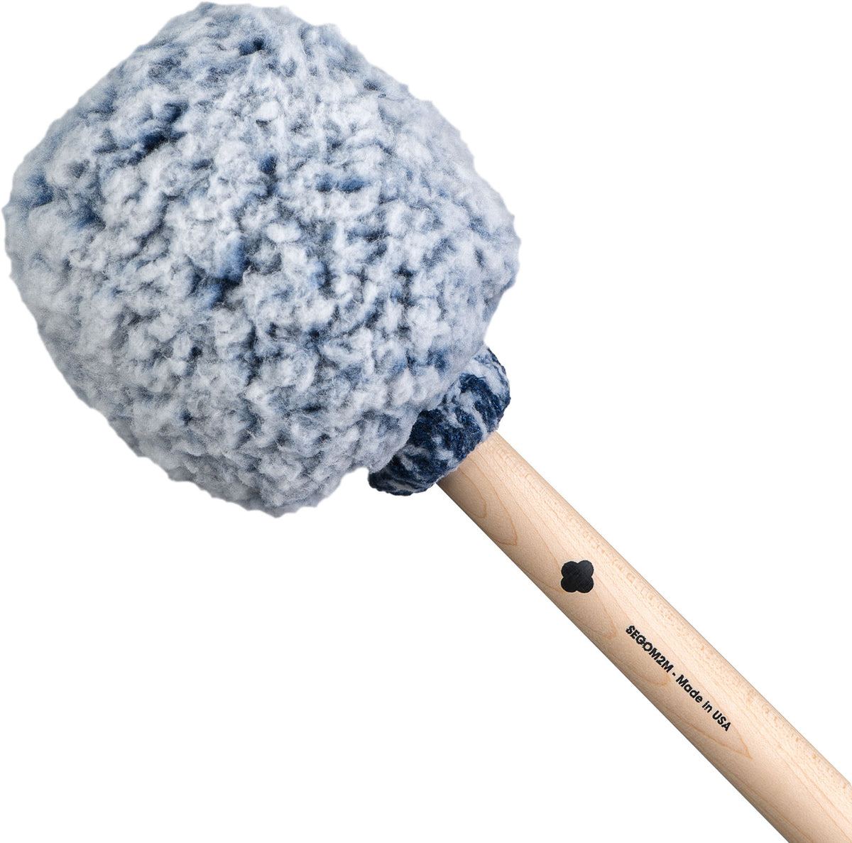 Baguette de gong Vikrampal Deep Earth - Médium, bleu givré