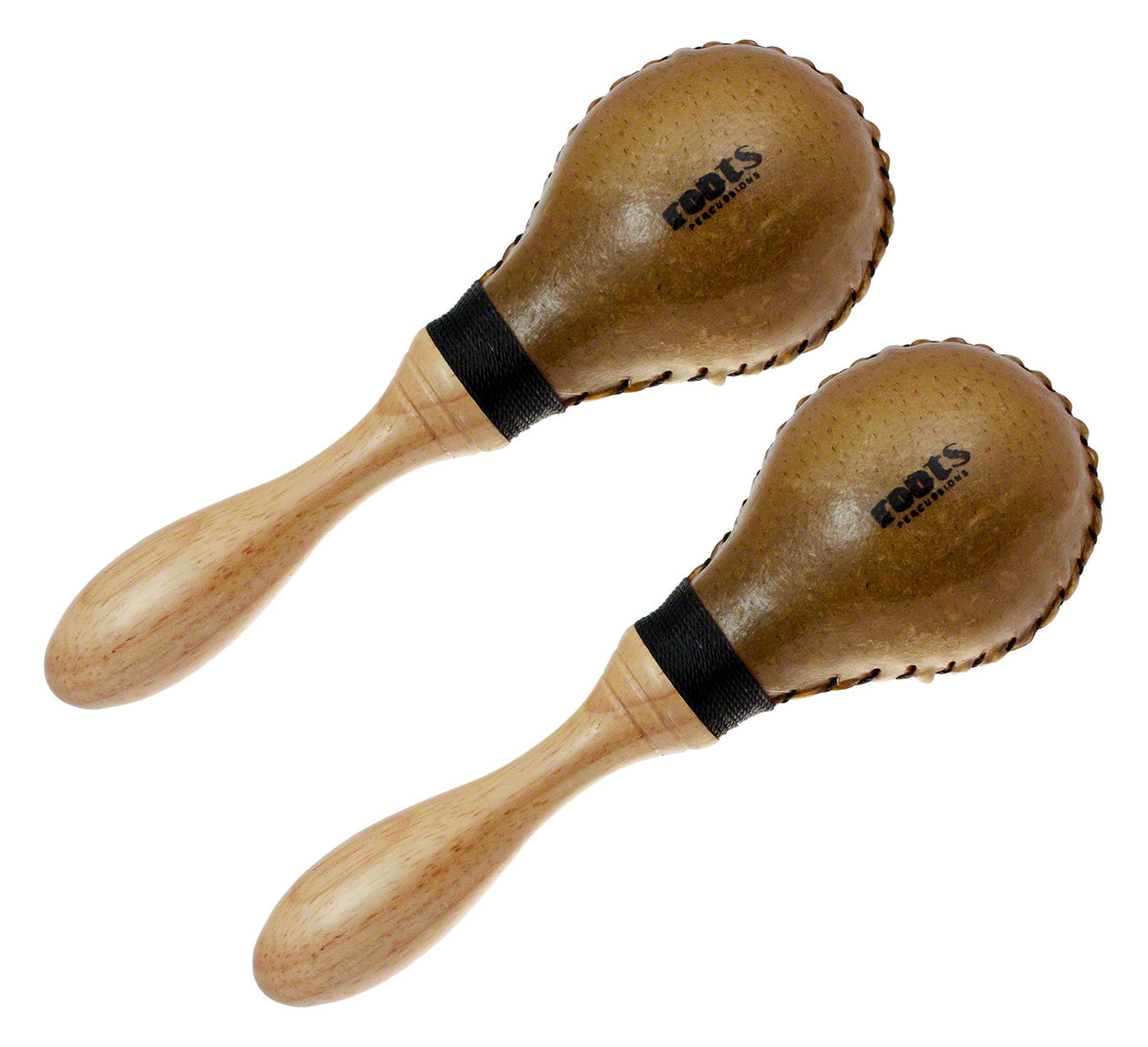 Paire Maracas Moyen Peau Naturelle 18CM