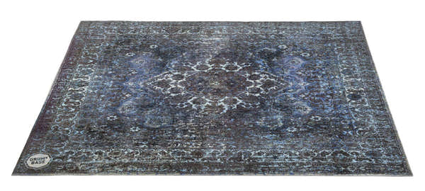 Drum N Base VP130-BLU Tapis Vintage Persian 1.30 X 0.90M Antidérapant Blue