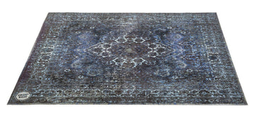 VP130-BLU Tapis Vintage Persian 1.30 X 0.90M Antidérapant Blue
