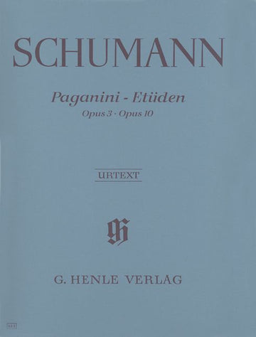 Schumann R. - PAGANINI-studies Op. 3 And Op. 10