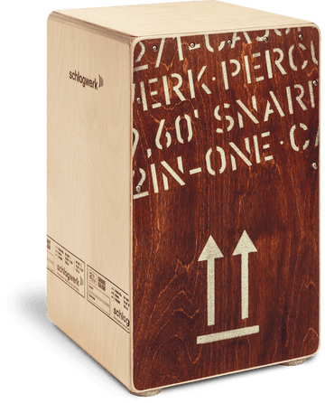 CP404RED - 2 In One Snare Cajon - Large Red