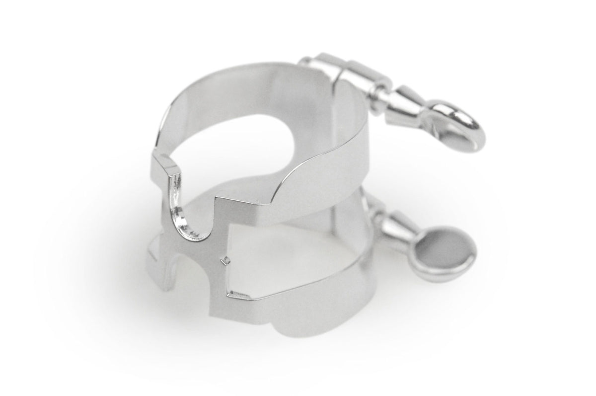 Ligature H et COUVRE-bec Clarinette Basse Argente