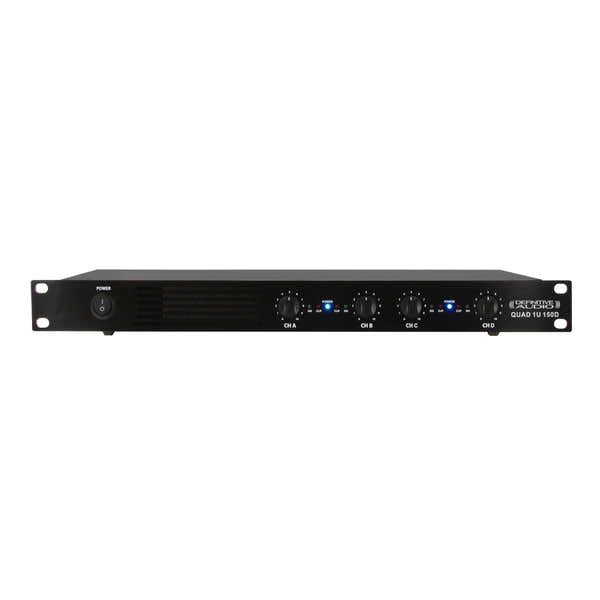 Definitive Audio Quad 1u 150D - Amplificateur 1u 4X150W
