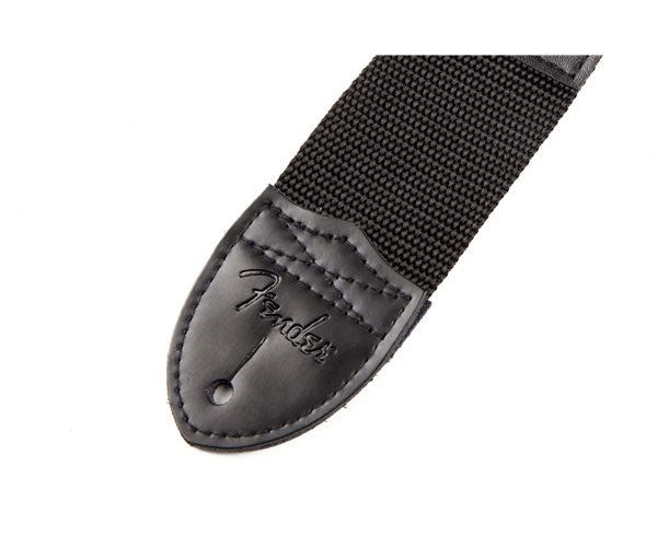 2" Black Poly Strap W/ Red Logo